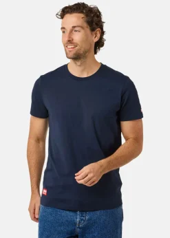 Sale Huski Wear Logo Tee 2 Navy Blue