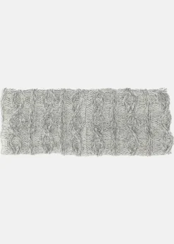 Clearance Seaside Long Island Wool Reflective Headband Off White