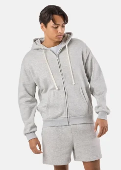 Online Denim Factory Los Angeles Zip Hood Grey