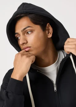 Best Denim Factory Los Angeles Zip Hood Black