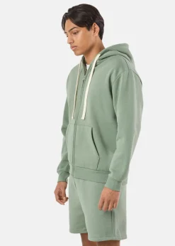 Clearance Denim Factory Los Angeles Zip Hood Sage Green