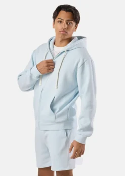 New Denim Factory Los Angeles Zip Hood Light blue