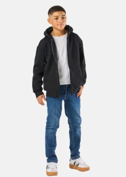 Outlet Denim Factory Los Angeles Zip Hood JR Black