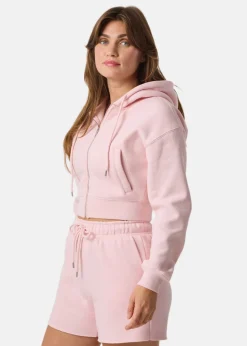 New Denim Factory Los Angeles Zip Hood W Light Pink