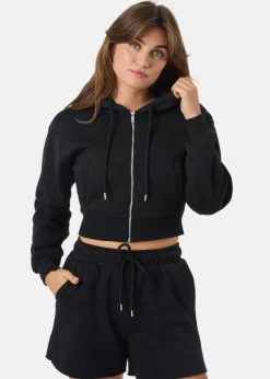 Outlet Denim Factory Los Angeles Zip Hood W Black