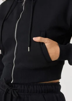 Outlet Denim Factory Los Angeles Zip Hood W Black