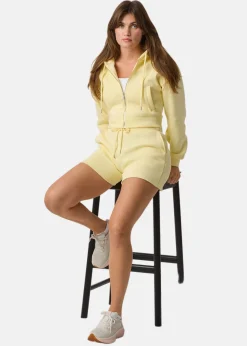 New Denim Factory Los Angeles Zip Hood W Light yellow