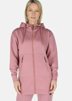 Clearance Swedemount Lounge Long Zip Hood W Dusty Rose