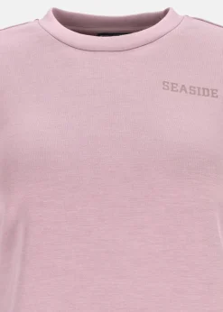 Clearance Seaside Lounge Relax Crewneck W Pale Mauve