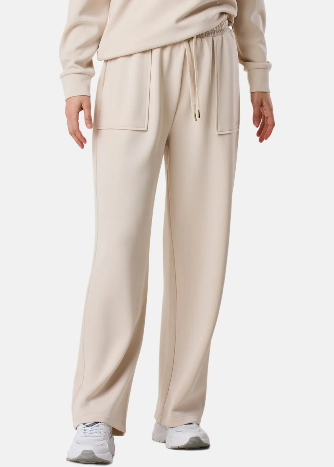 Clearance Seaside Lounge Relax Loose Fit Pants W Lt Beige