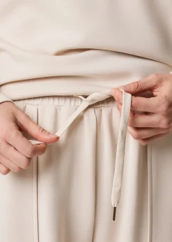 Clearance Seaside Lounge Relax Loose Fit Pants W Lt Beige