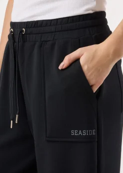 Seaside Lounge Relax Loose Fit Pants W Black