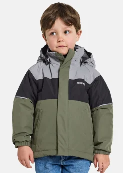 Discount Didriksons LUX KIDS JACKET 2 Deep Green