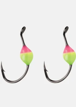 Outlet Blue Fox Lyskrok Glow Resin #2 2-pack Yellow/Pink