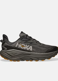 Discount Hoka M CHALLENGER 8 GTX ASPHALT GREY / VARSITY YELLOW