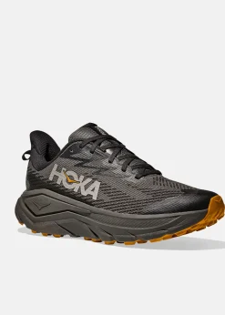 Discount Hoka M CHALLENGER 8 GTX ASPHALT GREY / VARSITY YELLOW