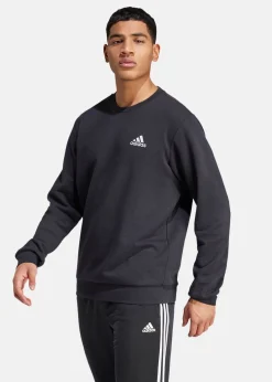 Hot Adidas M FEELCOZY SWT BLACK/WHITE