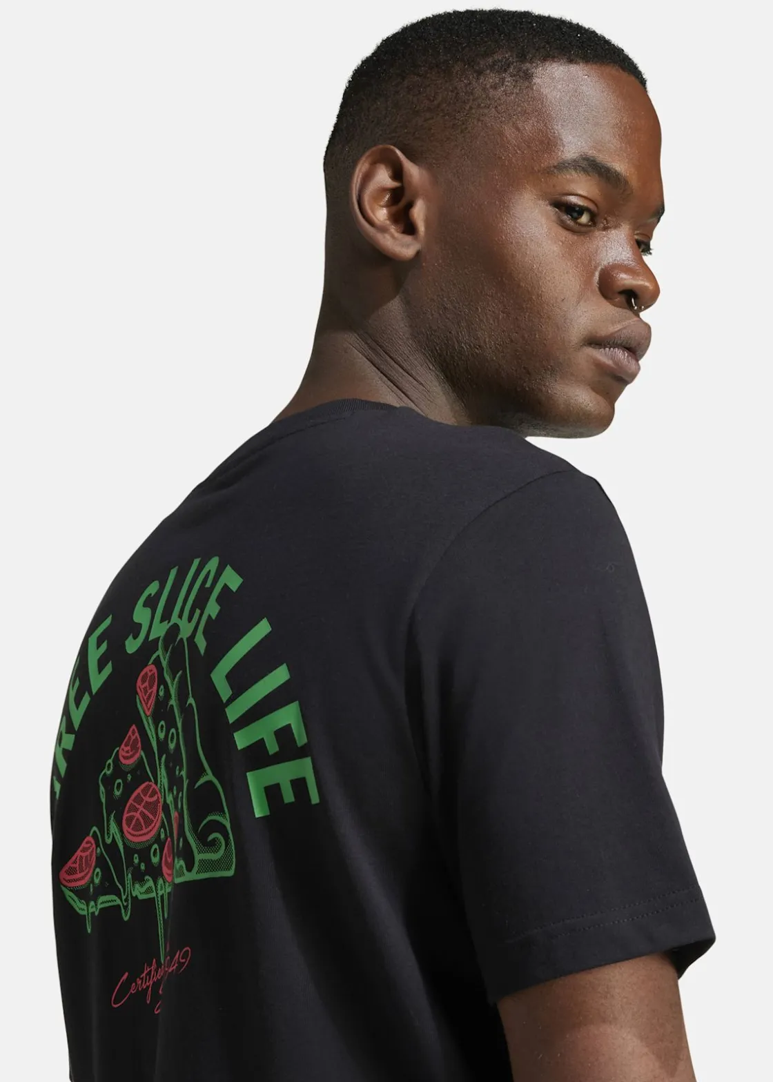 Best Adidas M L PIZZA TEE BLACK