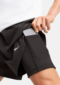 Best Puma M RUN VELOCITY 2IN1 SHORT PUMA Black