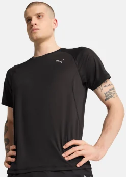 New Puma M RUN VELOCITY TEE (POLY) PUMA Black