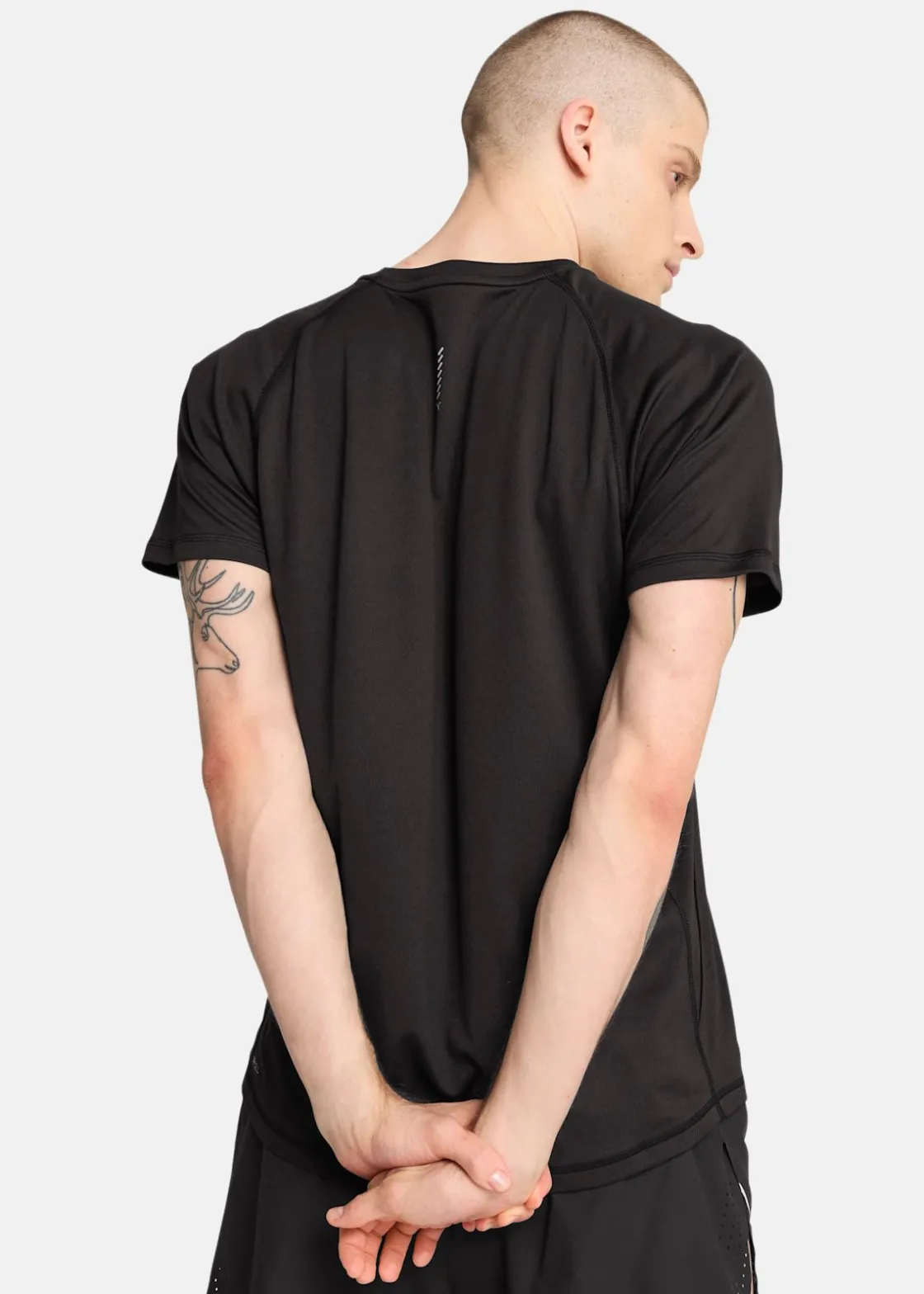 New Puma M RUN VELOCITY TEE (POLY) PUMA Black