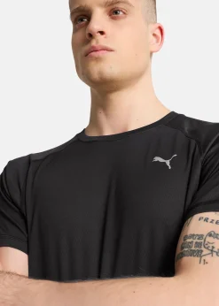 New Puma M RUN VELOCITY TEE (POLY) PUMA Black