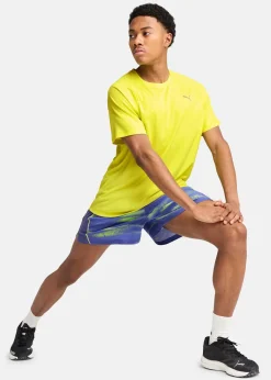 Hot Puma M RUN VELOCITY TEE (POLY) Lemon Sherbert