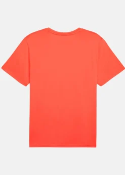 Outlet Puma M TAD ESSENTIALS SOLID CAT TEE Glowing Red