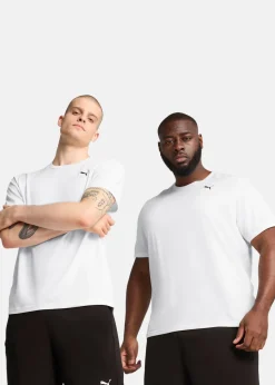 New Puma M TAD ESSENTIALS SOLID CAT TEE PUMA White