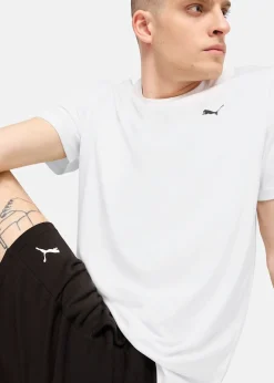 New Puma M TAD ESSENTIALS SOLID CAT TEE PUMA White