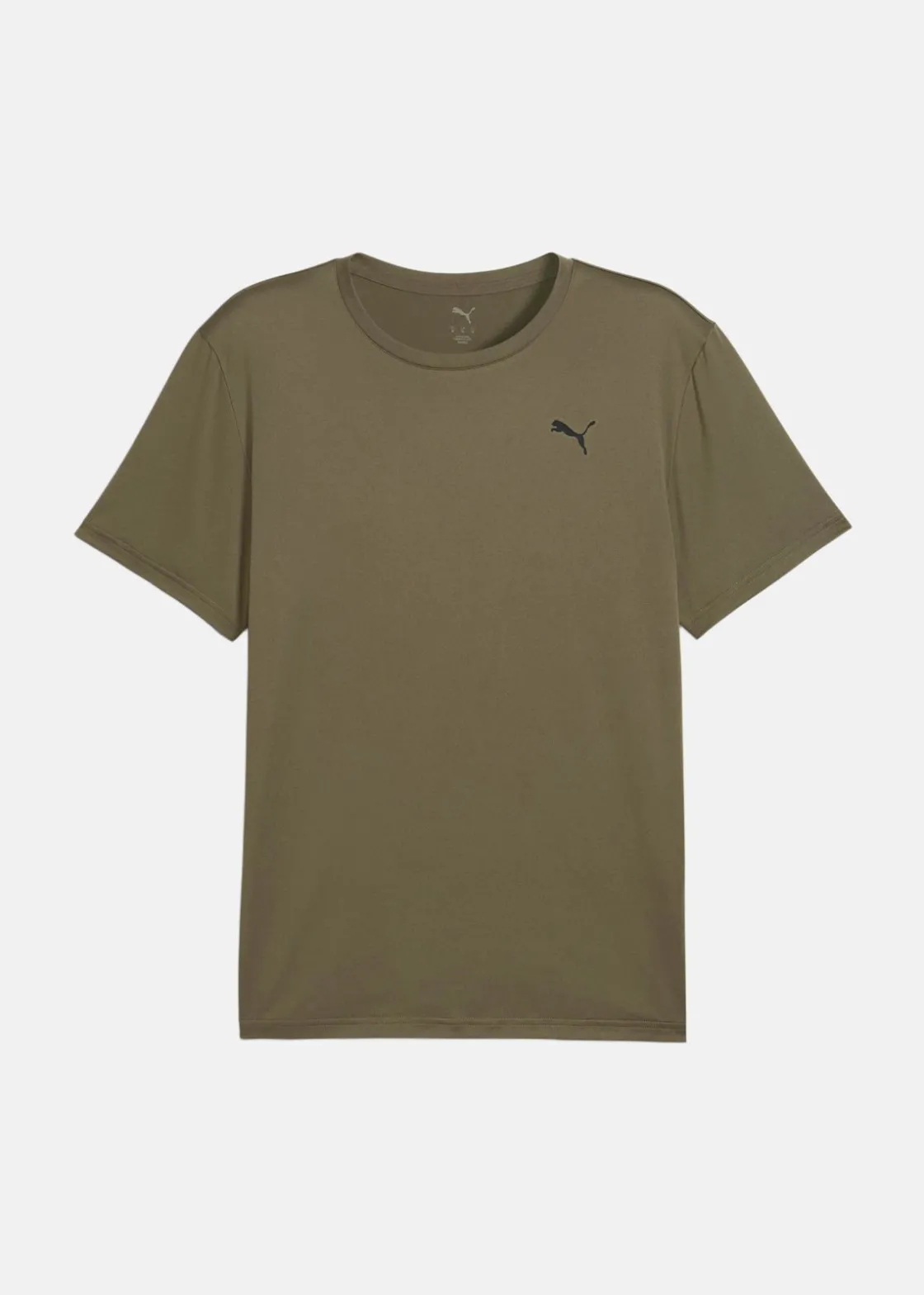 Puma M TAD ESSENTIALS SOLID CAT TEE Loden Green
