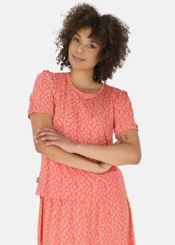 Sale Seaside Maine Blouse W Blush Flower