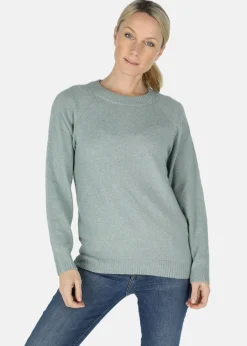 Seaside Maine Pullover W Seaweed Green