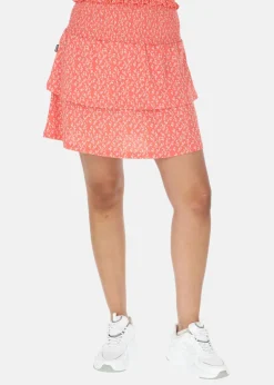 Seaside Maine Smock Skirt W Blush Flower