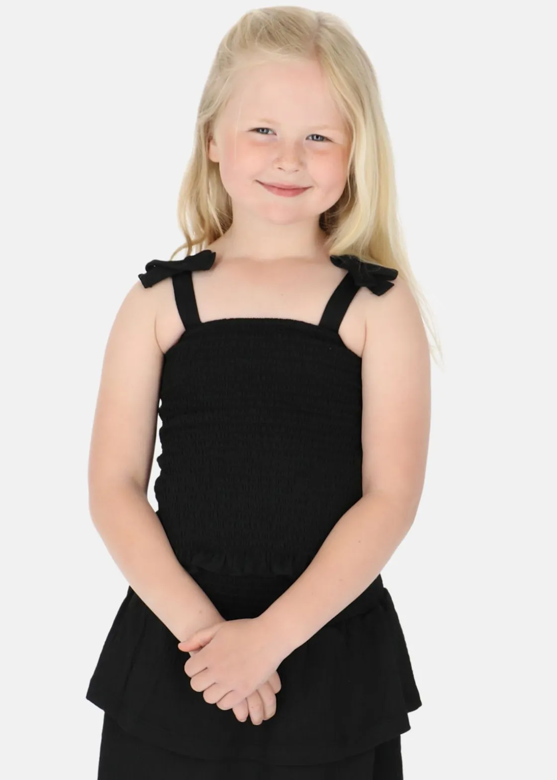 Clearance Seaside Maine Smock Top JR Black