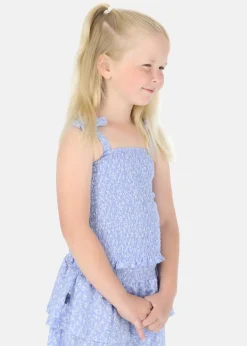 Best Seaside Maine Smock Top JR Blue Flower