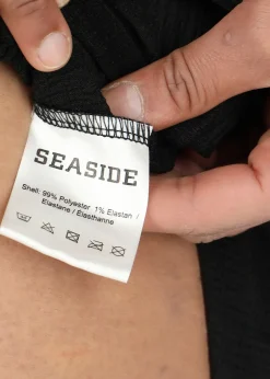 Seaside Maine Smock Top W Black