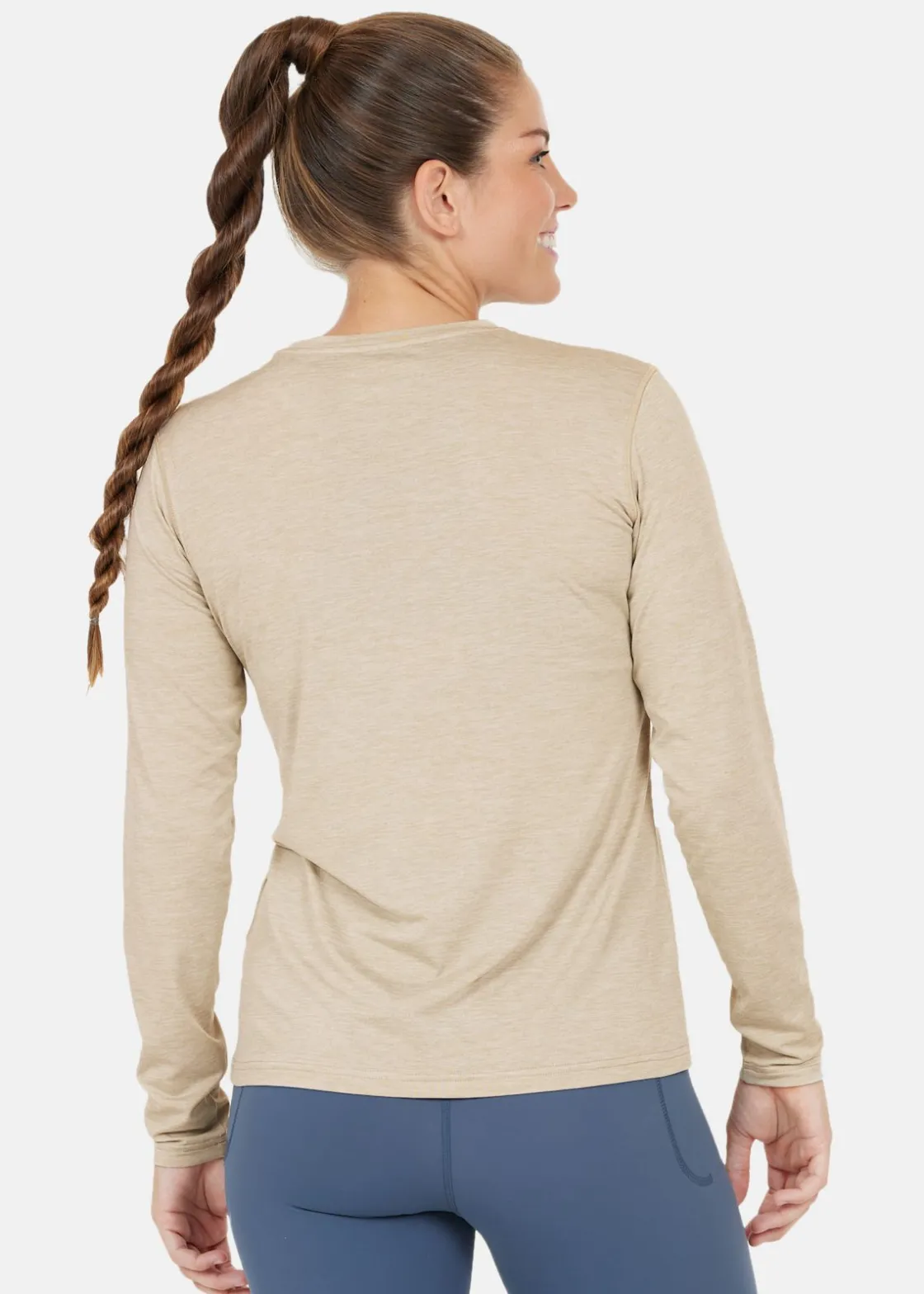 Best Endurance Maje W Melange L/S Tee Dove