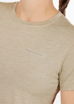 New Endurance Maje W Melange S/S Tee Dove