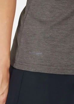 Hot Endurance Maje W Melange S/S Tee Excalibur