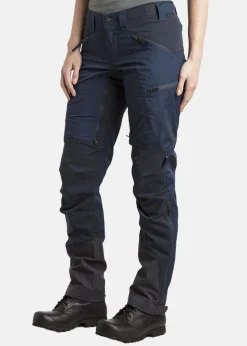 Discount Lundhags Makke Ws Pant Light Navy/Deep Blue