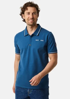 Outlet Nautic XPRNC Marstrand Crew Piké Denim Blue