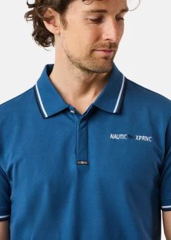 Outlet Nautic XPRNC Marstrand Crew Piké Denim Blue
