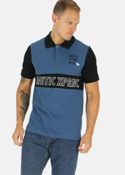 Hot Nautic XPRNC Marstrand Logo Piké Denim Blue/Black