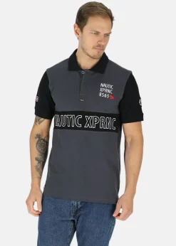 Clearance Nautic XPRNC Marstrand Logo Piké Charcoal/Black