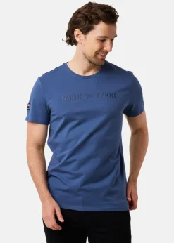 Sale Nautic XPRNC Marstrand Logo Tee Dusty Denim Blue