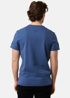 Sale Nautic XPRNC Marstrand Logo Tee Dusty Denim Blue