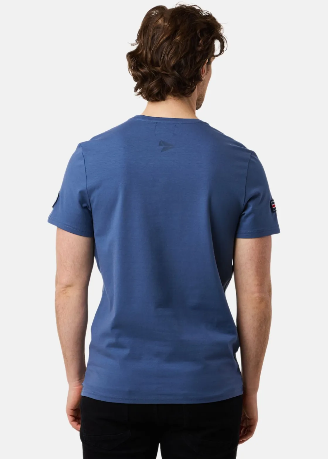 Sale Nautic XPRNC Marstrand Logo Tee Dusty Denim Blue