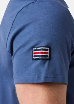 Sale Nautic XPRNC Marstrand Logo Tee Dusty Denim Blue