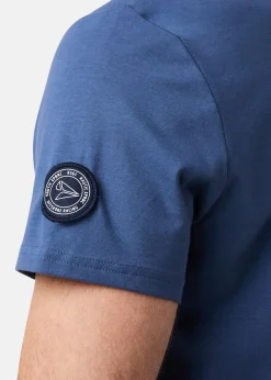 Sale Nautic XPRNC Marstrand Logo Tee Dusty Denim Blue